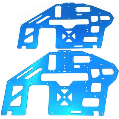 2Pcs Hausler 500 ESP Helicopter Main Frame Metal Plate