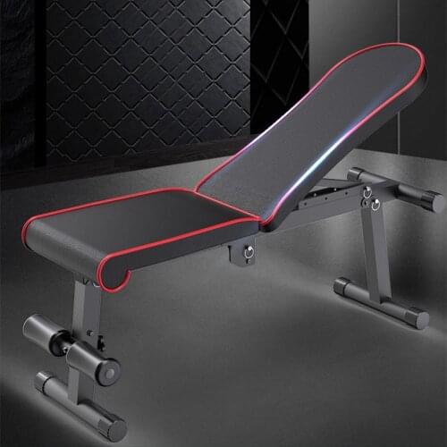 Multi-functional Adjustable Supine Board Household Weight Bearing 150 KG Dumbbell Stool Weight Lifting Bed