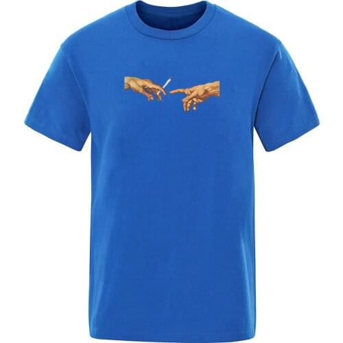 2020 Men New Hip Hop solid color t-shirts summer Funny Printed Fashion t shirts Mens hip hop t shirts Harajuku trend top Homme