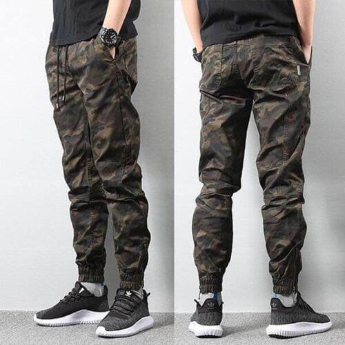 Camo Sweatpants Loose Men Joggers Pants Hip Hop Zippers Sportswear Track Harem Pants Men Streetwear Swag Pant For Male
