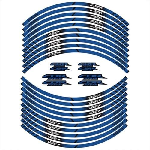 Motorcycle Accessories Stripes Tape Stickers Tire Inner Ring Reflective Wheel Stickers Decal For HONDA CBR500 R cbr500r CB 500 R