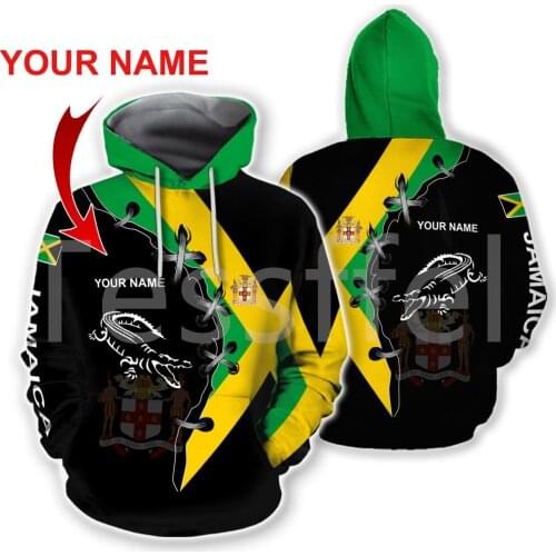Tessffel County Flag Africa Jamaica King Emblem Lion NewFashion Tracksuit 3DPrint Men/Women Streetwear Pullover Funny Hoodies 17