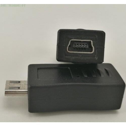Wholesale Micro USB Male To Mini 5pin Female Adapter Charger Connector Converter Adaptor 500pcs/lot