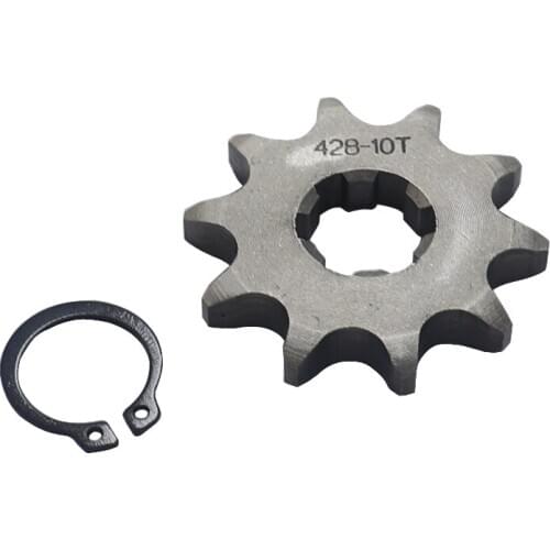 10T Tooth 428 ID 17mm /20mm Front Engine Sprocket For Motorcycle Dirt bike ATV Quad Buggy