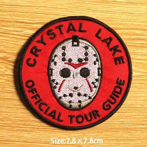 Prajna DIY Hook Loop Biker Joker Patch Iron on Patches On Clothes Embroidered Patches For Clothing Military Patch Sew On Stripe