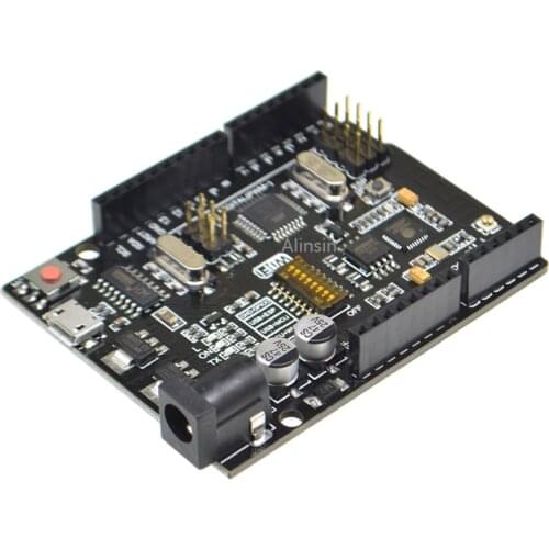 UNO R3 + WiFi ATmega328P+ESP8266 (32Mb memory) USB-TTL CH340G For Arduino Uno NodeMCU WeMos ESP8266