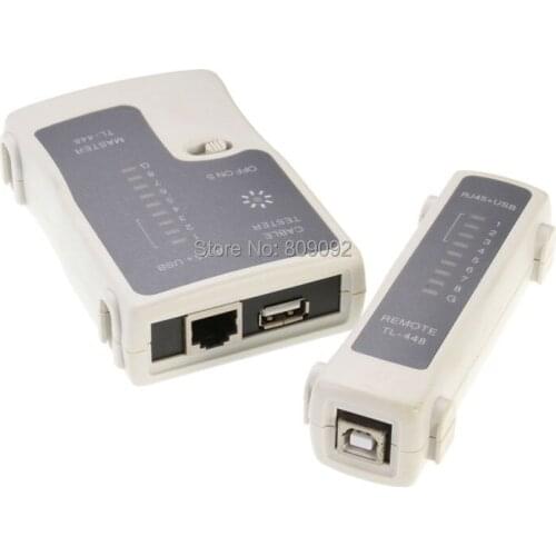 High Quality TL-448 Professional USB/ RJ45 Cat5 Cat6 Network Telephone Cable Tester