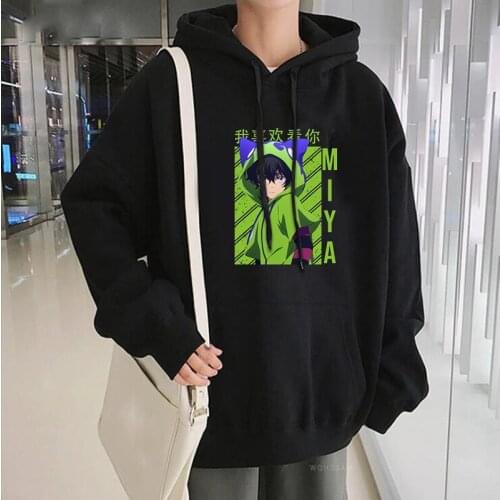 Japan Anime SK8 The Infinity Miya Kawaii Hoodie Harajuku Kpop Korean Fashion Streetwear Plus Size Long Sleeve Winter Sweatshirts