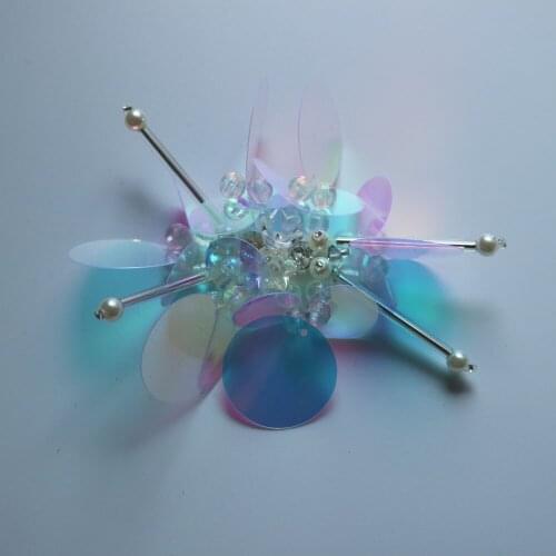 2pc/lot Flower beaded patches for clothes rhinestone floral appliques DIY sew on parches para la ropa Embroidery appliques