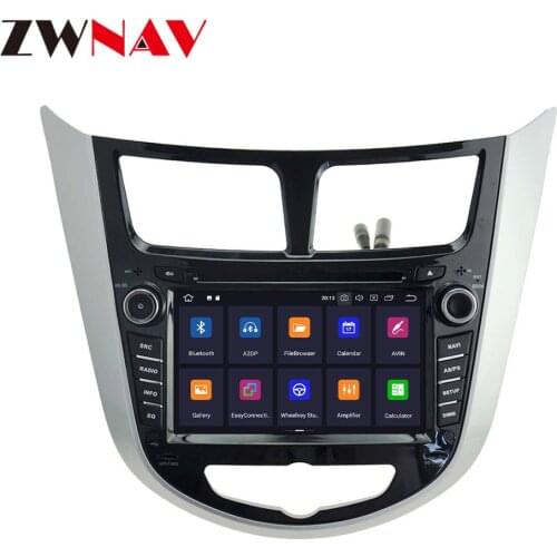 DSP Car Radio Multimedia no 2 din android 9.0 Video Player Navigation GPS unit For solaris Hyundai 1 2 Accent Verna sedan stereo