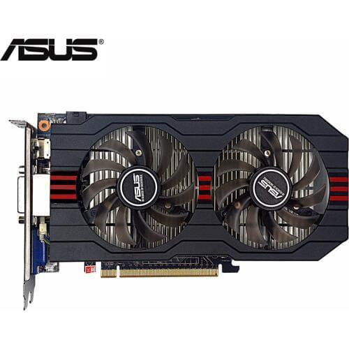 Used,original ASUS GTX 750TI 2G GDDR5 128bit HD video card,100% tested good