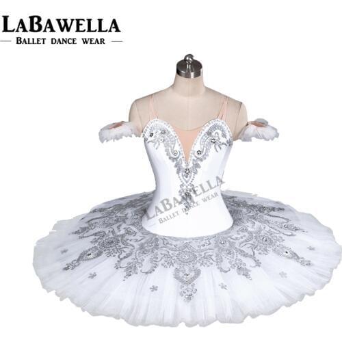 White Swan Professional Snow White Queen YAGP Ballet Tutu Adult Nutcracker Classical Platter Ballet Stage Costume WomanBT9082A