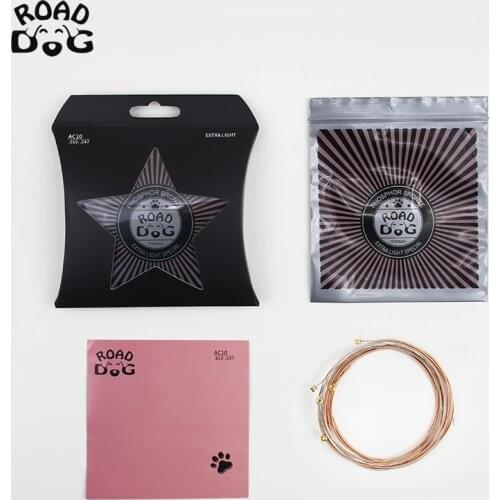 Road Dog AC10 Phosphor Bronze Acoustic Guitar Strings Set Extra Light
