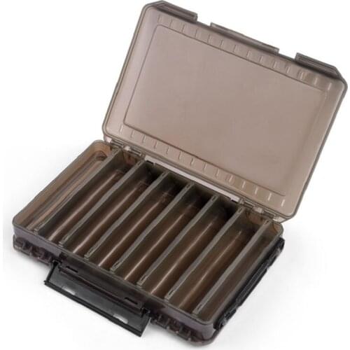 2Colors Portable Fishing Lure Box Double Side Baits And Hooks Container Organizer Storage Case Outdoor Fishing Accessories