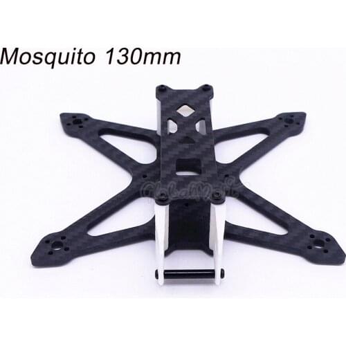 Mini Mosquito130 130mm X-type split Carbon Fiber Frame with 3D Printed PLA Parts for 2.8inch Propeller FPV Drone Quacopter part