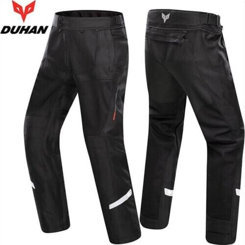 2017 DUHAN Men summer mesh breathable Motorcycle Anti-wrestling pants Trousers Motocross off-road knee protective Moto pants