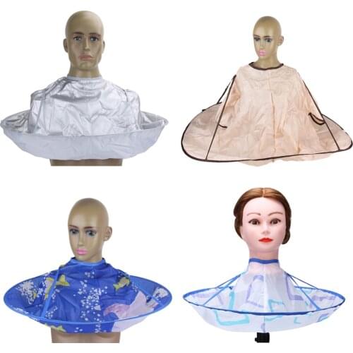 1PC Waterproof Adult Hair Cutting Cloak Foldable Umbrella Cape Salon Barber Home Hairdressing Cape Cover Cloth