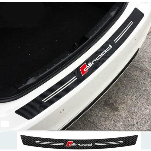 Carbon Fiber Bumper Trunk Allroad Sticker for Audi A6 C6 C5 C7 A4 B8 B6 B5 B7 B9 A3 8L 8P 8V Q5 Q7 4f A1 Q3 A5 Sportback TT 2021