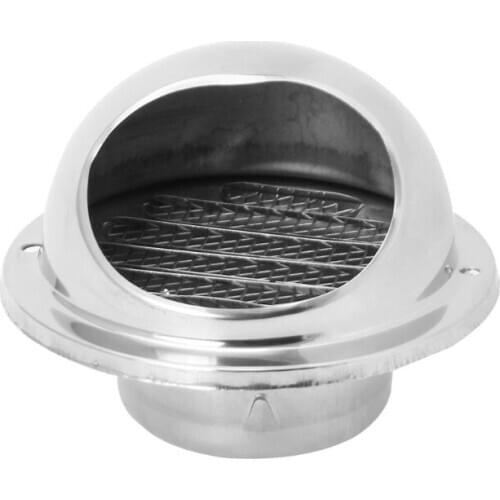 Wall Air Vent Grille Ducting Ventilation Extractor Outlet Louvres Hemisphere