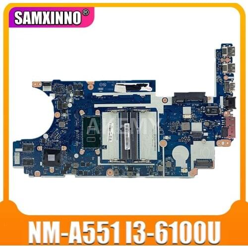 NM-A551 Laptop motherboard For Lenovo Thinkpad E460 original mainboard I3-6100U R5-M330 2GB