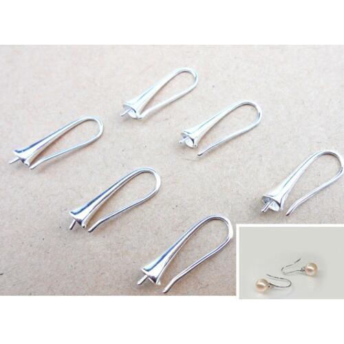 Wholesale batch DIY jewelry beautiful ear jewelry 925 silver hook earrings jacket light earrings crystal ladies gifts