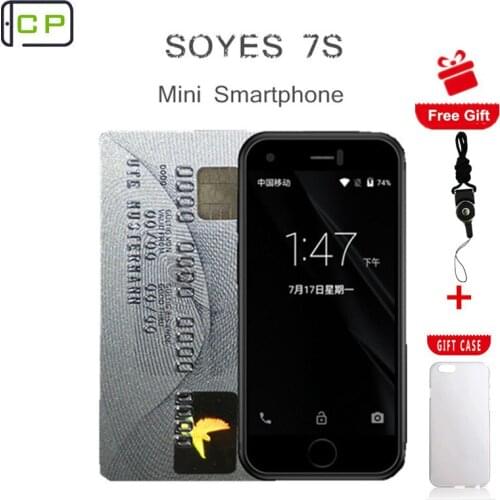 Soyes 7S Unlocked Mini Android Smart Phone 2.54" High Resolution Screen Quan Core 1GB RAM 8GB ROM 5.0MP Dual SIM Phone