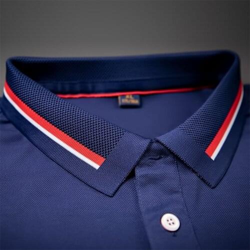 Casual Short sleeve polo shirt men Quick dry breathable fashion Business Solid color Summer Polo shirts tops Mens Polo Shirt