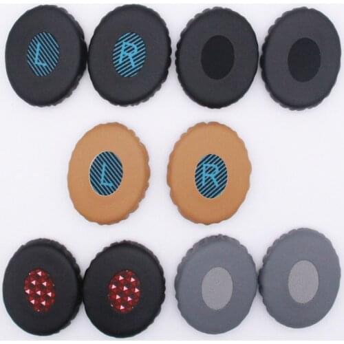 1Pair Replacement Earpads for Bose OE2 Ear Pads Protein Leather Cover Cushion SoundTrue Headphone Soft Ear Cushion for Bose OE2I