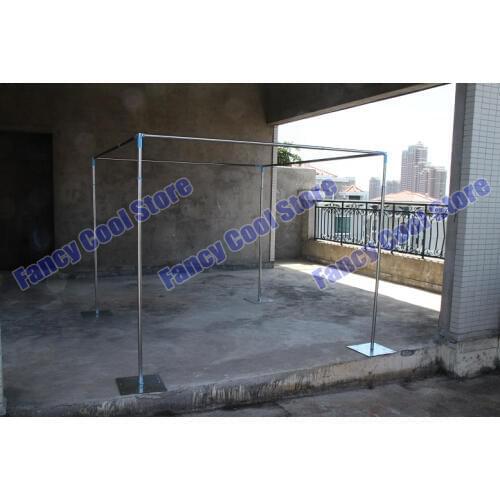 Wedding Telescopic rods 3m*3m*3m Wedding curtain stand Wedding square Drape stand