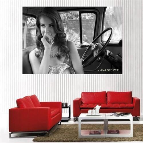 Custom canvas poster Cartoon Lana Del Rey cloth fabric wall poster print Silk Fabric FREE SHIPPING SQ0702-BG236