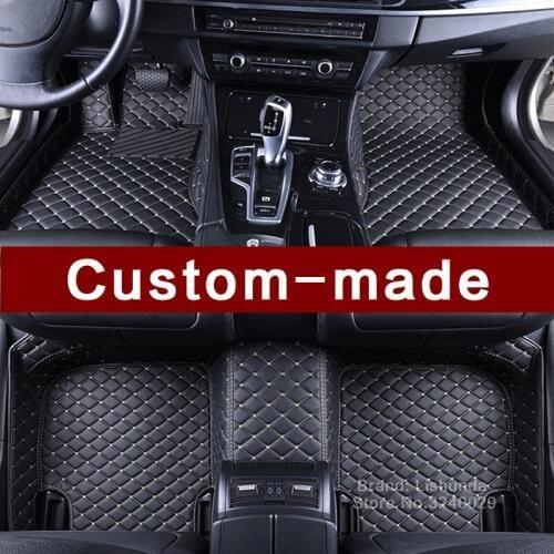 High quality Custom fit car floor mats for Honda FIT Jazz all weather car styling carpet rugs durable floor liners (2001-present