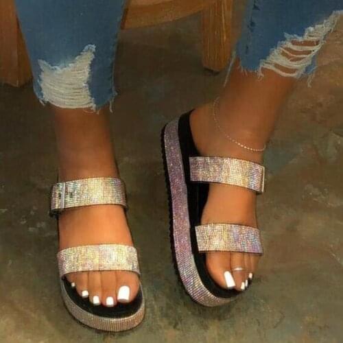 Women Shoes Sandals Platform Womens Summer Footwear Sandals Women Slip-On Sandals Shoes Luxury Wonen Woman Casual Female Shoes