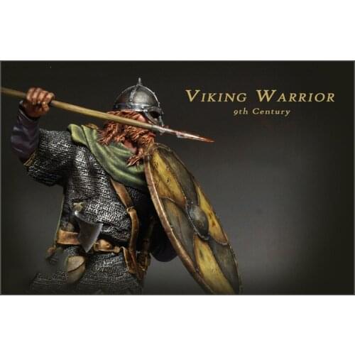 1/12 Scale Unpainted Resin bust Viking Warrior collection bust