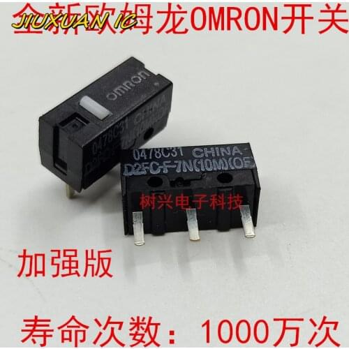 100% Original genuine microswitch Enhanced version D2FC-F-7N(10M)(OF) Mouse microswitch key switch D2FC