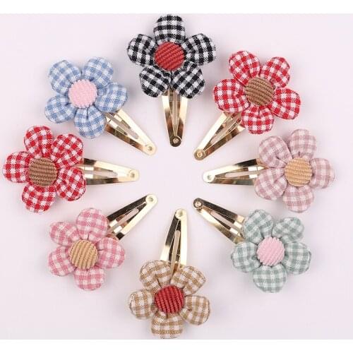 2pcs/lot 8 Colors White Lace Hair Clips Hairpins Bows Safety Barrettes Bowknot Hair Bows For Children Cute Kids Hair Accessories