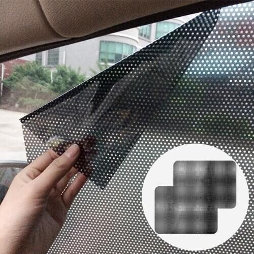 4pcs Anti-UV Car Sunshades Thermal insulation Anti-privacy Car Side Window Shade Sunscreen Film Sticker