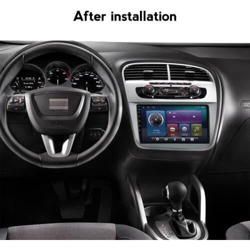 9inch IPS 2din Android11 Car Radio Multimedia Video Player For Seat Leon 2 MK2 Altea XL Toledo 3 DVD GPS Navigation Auto Carplay
