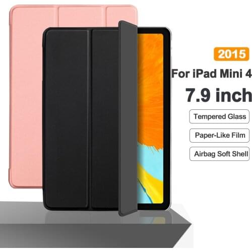 For Apple iPad Mini 4 7.9'' Flip Tablet Case mini 2015 Cover Stand Funda For iPad Mini4 7.9 inch Cases A1538 A1550 Capa