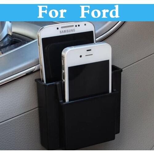 Car Cell Phone Holder Storage Box Holder Orangizer For Ford Mustang Taurus X Thunderbird Gt Fusion Ka Kuga Maverick Mondeo St