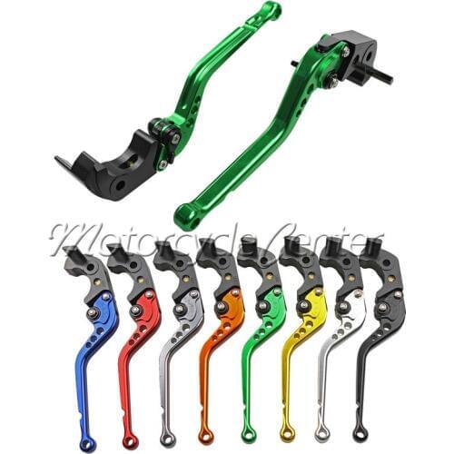 Motorcycle CNC Long Adjustable Brake Clutch Levers For Kawasaki Ninja ZX6R 636 ZX6RR ZX9R ZX10R ZX12R Z1000 ZZR600 Versys 1000