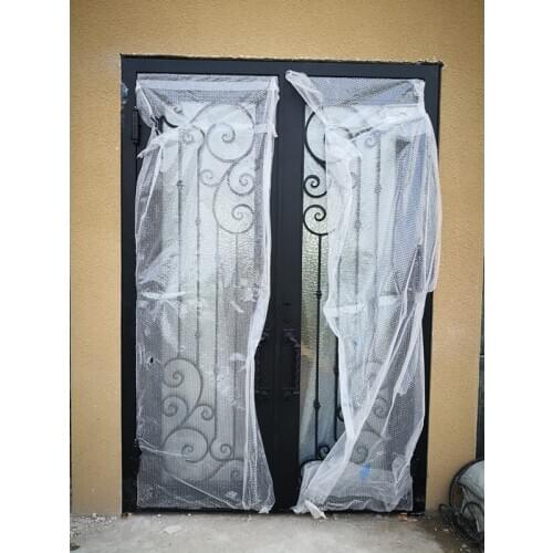 2021 Hench Hotsale Export USA ,Australia Wrought Iron Front Door Double Doors Style Hc-id108