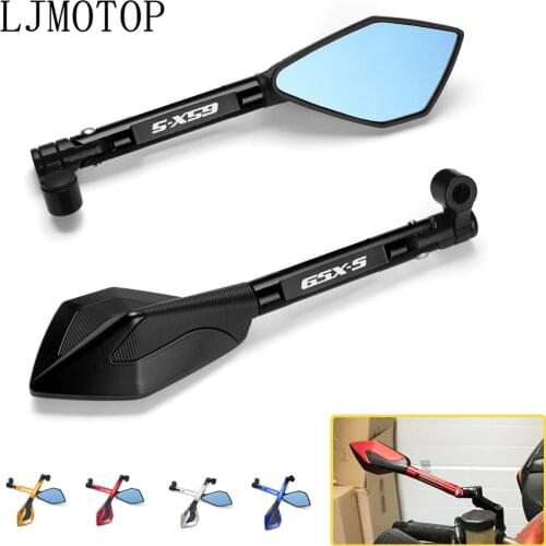 GSXS For SUZUKI GSX-S750 GSX S750 GSX-S 750 GSXS750 2011-2021 Motorcycle CNC Aluminum Rear View Rearview Mirrors Side Mirror
