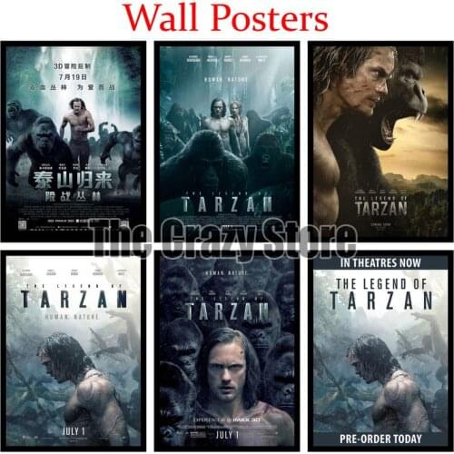 The Legend of Tarzan White Kraft Paper Art Painting Print Poster Picture Wall Fashion Home Decor 42X30cm