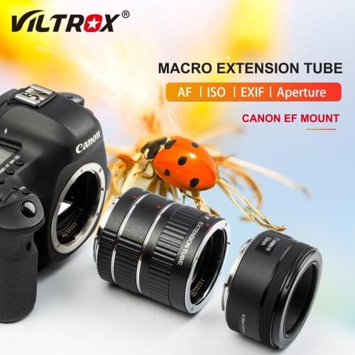 Viltrox DG-C Macro Extension Tube Lens Adapter AF Auto Focus for Canon EOS 2000D 1500D 850D 77D 60D 5D Mark IV III 7D II 80D