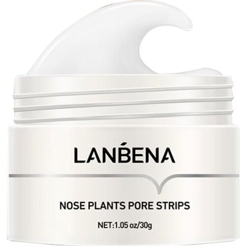 LANBENA Blackhead Remover Nose Mask Pore Strip Black Mask Peeling Acne Treatment Deep Cleansing Face Mask Oil Control Skin Care
