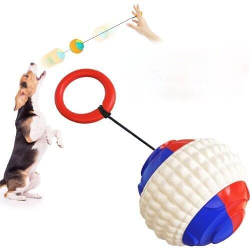 Molar Bite Interactive Dog Toy with Durable Rope and Suction Cup for Pulling/Chewing/Teeth Cleaning Self Playing Tog for Dogs