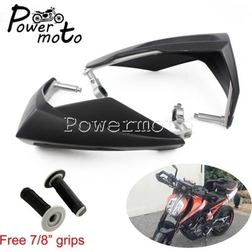 MX Enduro Universal Handguard 7/8" 22mm Motocross Hand Guards 1-1/8" Brush Hand Protection for Enduro 690 EXC CRF WR RM XCF