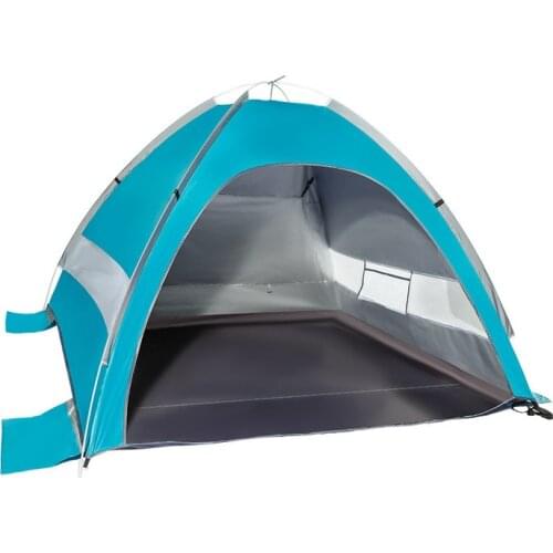 Outdoor sunscreen and shade fast open automatic tent portable camping beach tent family party tent