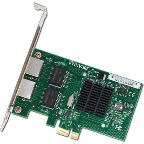 E5709T PCI-e X1 desktop BCM5709 TOE dual-port Gigabit network card compatible