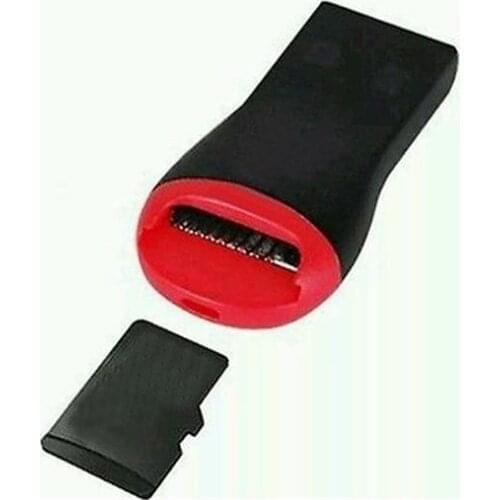 Portable Mini Memory Card Reader Adapters to USB 2.0 Adapter for Micro SD SDHC SDXC TF Card Reader with Lanyard